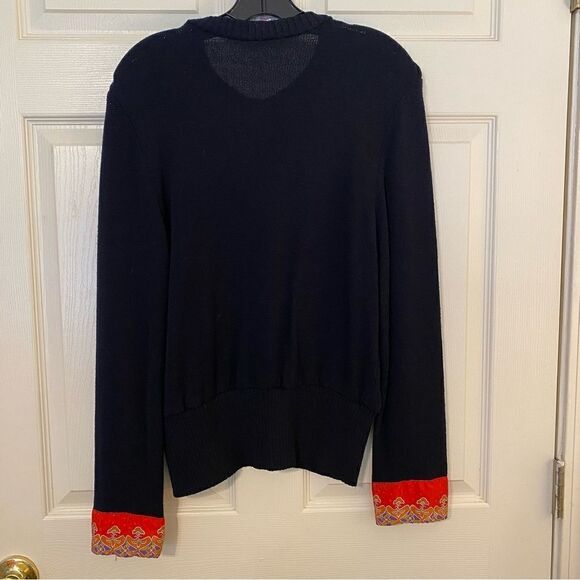 black sweater cardigan button up - Picture 4 of 8